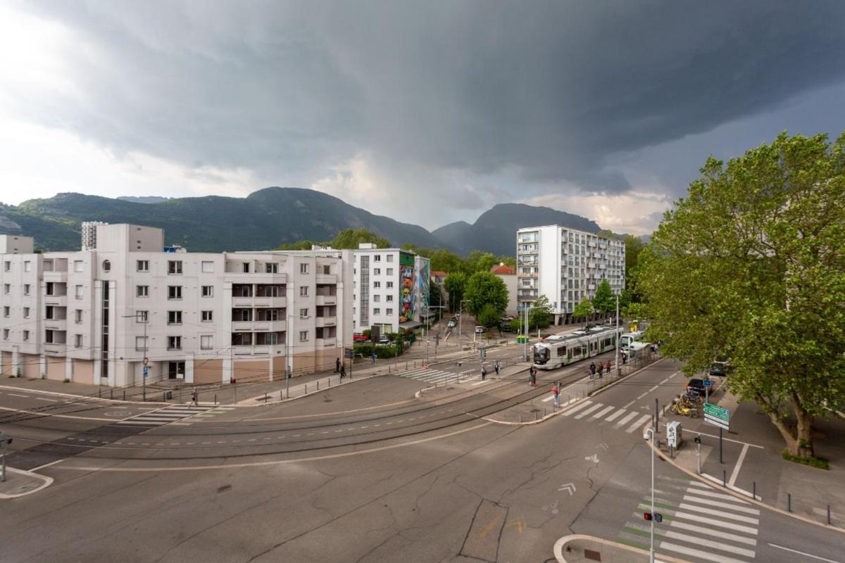Le Joli Stade, Appartement Avec Magnifique Vue, Grenoble, Rhone Alpes Eksteriør bilde