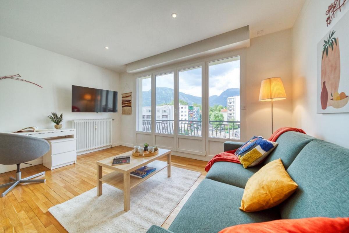 Le Joli Stade, Appartement Avec Magnifique Vue, Grenoble, Rhone Alpes Eksteriør bilde